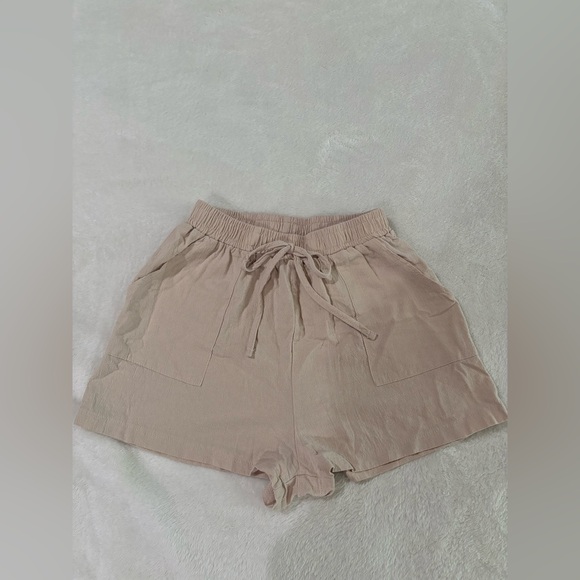 SHEIN Pants - SHIEN Women's Tan Drawstring Shorts